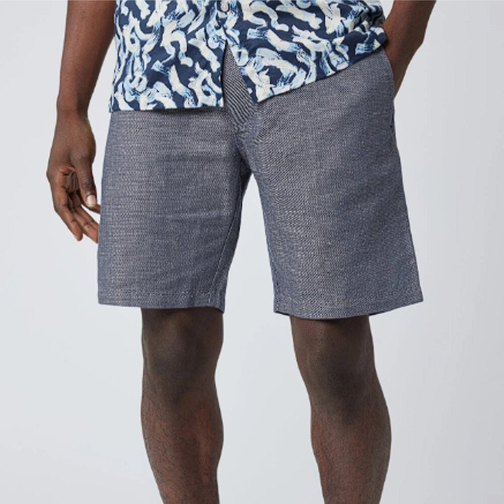 GOOD MAN BRAND Men's Tulum Shorts Size Large in Indigo Heather